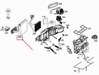 фото thumb №1, Випарник кондиціонера mercedes-benz slk r172 a1728300058