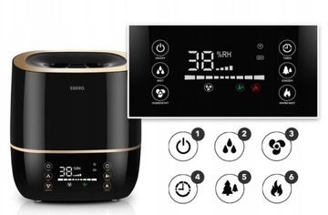 Nawilżacz powietrza EBERG HUMI jonizator aroma 4w1