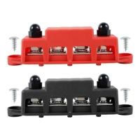 Сборная шина BUSBAR. Блок распределения питания 300 А, 12–48 В, M8. КОМПЛЕКТ