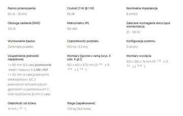 Встраиваемый динамик/изображение Монитор Audio Soundframe 1