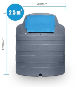 Эксклюзивный бак Adblue Tank 2500L Swimer с двойной рубашкой