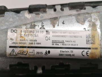 фото thumb №3, Smart 453 подушка сиденья левая подушка безопасности оригинал