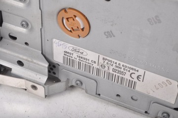 фото thumb №7, Ford mondeo mk3 радио навигация код 4m5t-18k931-cb