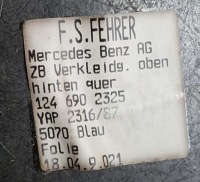 фото thumb №7, Стеля зад mercedes w124 універсал 1246902325