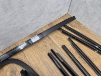 Bmw 5 f10 накладки shadowline m-pakiet высокий блеск чёрные полный набор Оригинал, фото thumb