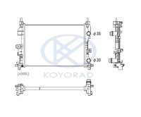 фото thumb №1, Радиатор jeep renegade 14- 68247208aa