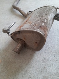 фото thumb №7, Subaru forester v 19- труба выхлоп гаситель конечный 2.5b usa