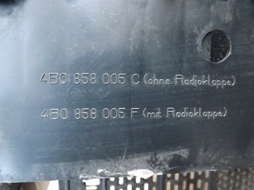 фото thumb №11, Audi a6 c5 рамка средняя радио бардачок панели 4b0858005c