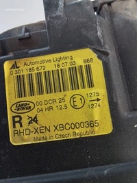 фото thumb №7, Land rover range rover vogue l322 лампа правые перед ксенон англичанин xbc000365