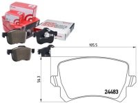 фото thumb №13, Тормозные колодки тормозные brembo задние do vw tiguan 07- oem p 85 109