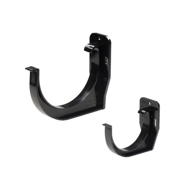 hak uchwyt do rynna rynny PCV 125mm CZARNY CZERŃ