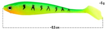 Guma Przynęta gumowa Ripper KOPYTO DUCK 9,5cm ~5g Spinning Okoń Sandacz
