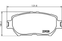 фото thumb №1, Hella тормозные колодки тормозные toyota camry 3.3 vvti mcv3