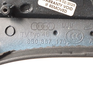 фото thumb №11, Audi tt 8s підлокітник панель захисні накладки двері лівий темно-сірий 8s0867173