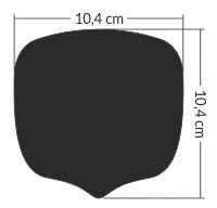 Etykiety Cenówki KREDOWE D Duże 104x104mm 10szt