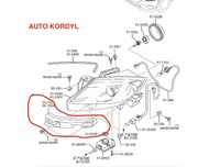 фото thumb №1, Кронштейн лампа світла перед правий cx9 2012-