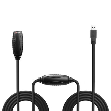 Przedłużacz USB 3.0 aktywny 15m Lindy 43099