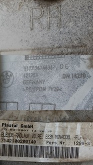 фото thumb №9, Bmw x3 e83 m-pakiet молдинг крыла правый перед