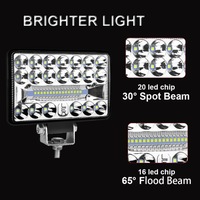 фото thumb №9, 2szt лампа світлодіодна робоча ip65 прожектор led 12/24v лампи автомобільні 108w