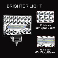 фото thumb №9, 2szt лампа робоча led 108w протитуманна фара прожектор 12v 24v 36leds