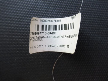 фото thumb №11, Стеля дах fiat tiop 2 sedan 5d штори 7356697710 7356697710e
