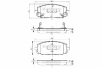 фото thumb №1, Nipparts тормозные колодки тормозные hyundai i10 1.1 nipparts