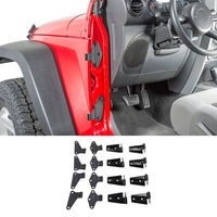 фото thumb №8, 16pcs 4 -дверные набор петля петля с болтами 55395392ae black rj