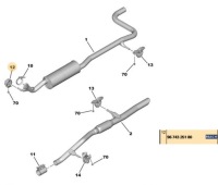 фото thumb №5, Кронштейн глушителя c berlingo ii