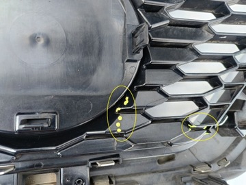 фото thumb №15, Nissan qashqai ii j11 рестайлінг 17- решітка решітка радіатора бампера передньої 62310hv3