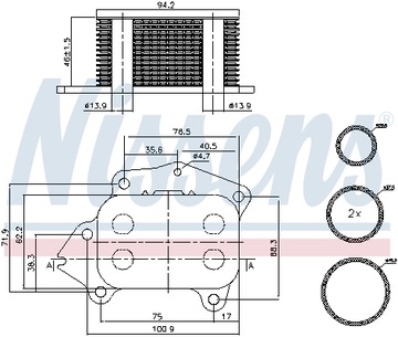 фото thumb №16, Nissens 90717 радиаторов масла, масло двигательный