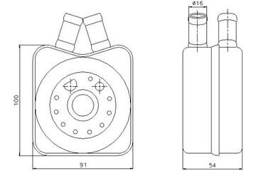 фото thumb №13, Nissens 90606 радіаторів масла, масло двигунний