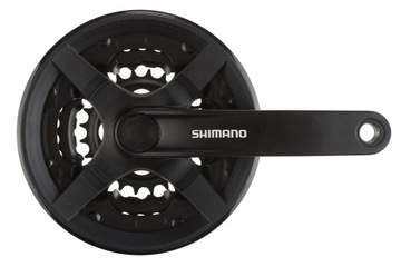 Шатун Shimano FC-TY301 42/34/24 170 мм 6/7/8 скоростей черный