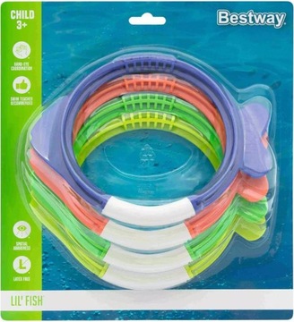 Игрушки для дайвинга 4 рыбки Bestway 26009