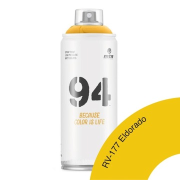 Montana MTN 94 спрей 400 мл РВ-177 желтый