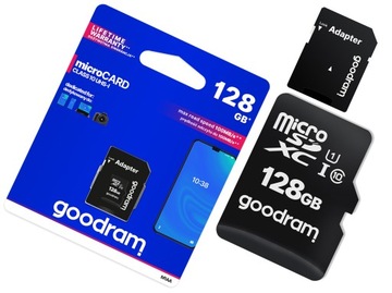 КАРТА ПАМЯТИ GOODRAM 128 ГБ MICRO SDXC КЛАСС 10 +A