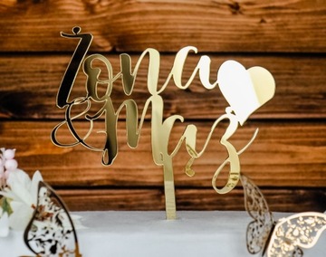 Topper Żona Mąż Ślub Wesele TŚZ-61