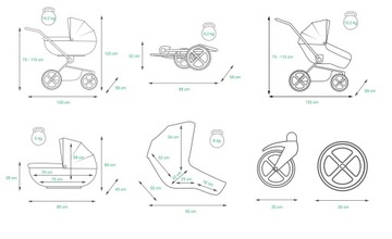 Коляска BabyLux OPTIMAL ALU 3в1