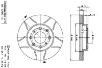 фото thumb №16, Диск тормозной. honda civic 91-00