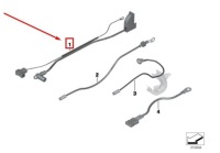 Кабель rep b bmw e81 e87 e90 e91 e92 e93 x1 оригінальний 61129269907 Доставка, фото thumb