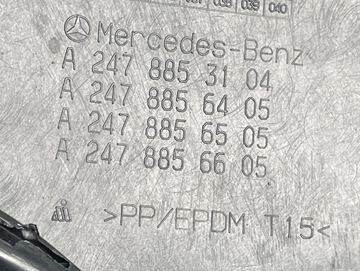 фото thumb №11, Спойлер бампера дифузор зад mercedes h247 gla a2478853104