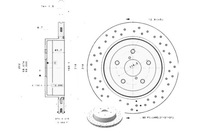 фото thumb №1, Brembo тормозные диски тормозные перфорированные subaru impreza