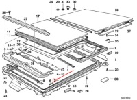 Bmw 5 touring e34 прокладка крыша сдвижной i подъемный 54128133642 Киев, фото thumb
