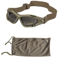 Защитные очки MIL-TEC COMMANDO Brille Air Pro, дымчато-оливковые