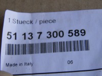 Захист рамка решітка радіатора хром ґрати бампера mini f55 f56 f57 51137300589 оригінальний номер Оригінал, фото thumb