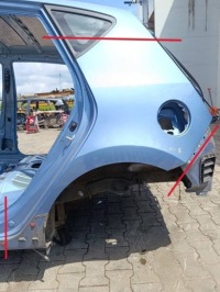 фото thumb №6, Hyundai i30 i hb рестайлинг xaf крыло левое зад
