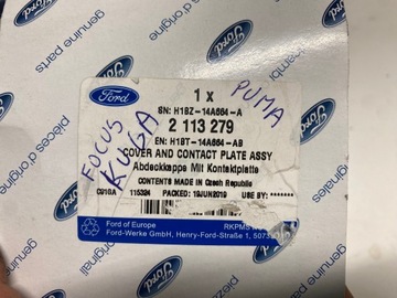 фото thumb №7, Стрічка спіраль подушка безпеки ford puma mk2 focus kuga нова оригінальний номер 14a664