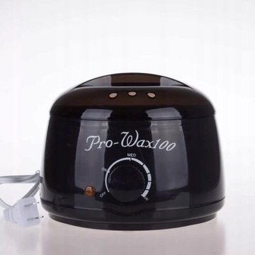 Нагреватель воска Pro Wax 100, банка 400 мл, 100 Вт, черный