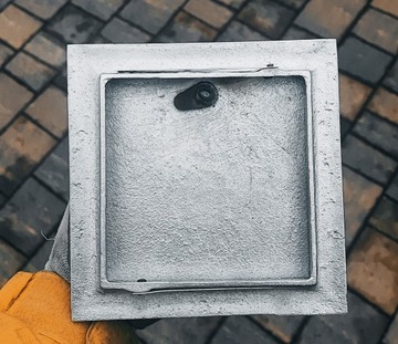 АЛЮМИНИЕВАЯ ДВЕРЦА ПЕЧИ, ЗАЖИМ ДЛЯ ПРОВЕРКИ ДЫМОХОДА ДВЕРЬ 17X17
