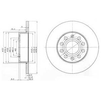 фото thumb №3, Гальмівні диски гальмівні колодки задня delphi skoda yeti