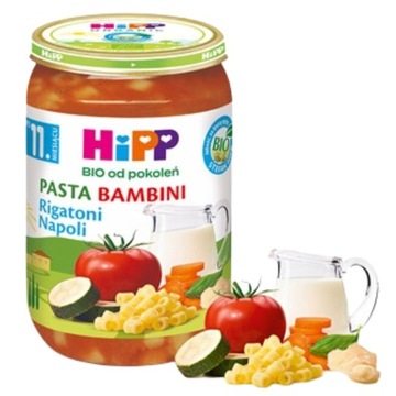 HiPP BIO для поколений, Ригатони Неаполь, через 11 месяцев 220 г